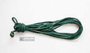 [:ru]Веревка для шибари джутовая Korde (EU) обработанная, зеленая[:en]Jute shibari rope Korde green, treated[:]